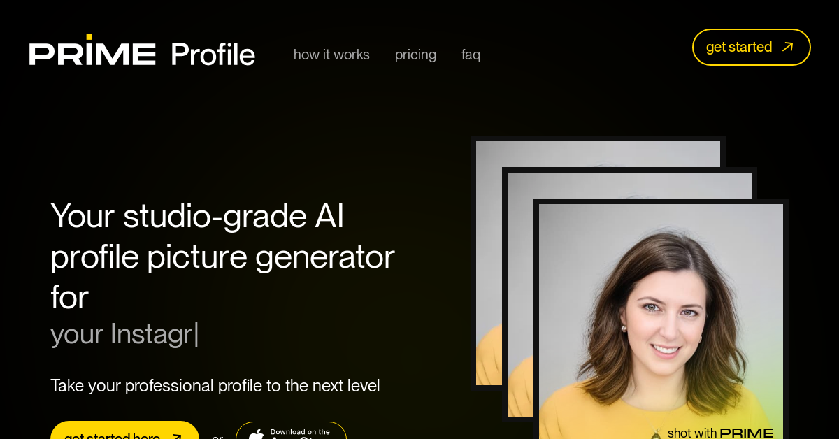 Prime Profile - AI Image Generator tool